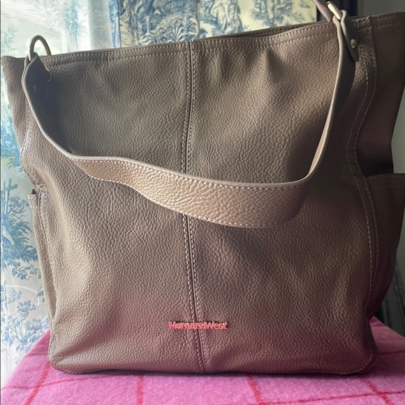 Montana West Handbags - Montana West Brown Tote Bag with Casual Slouchy Design